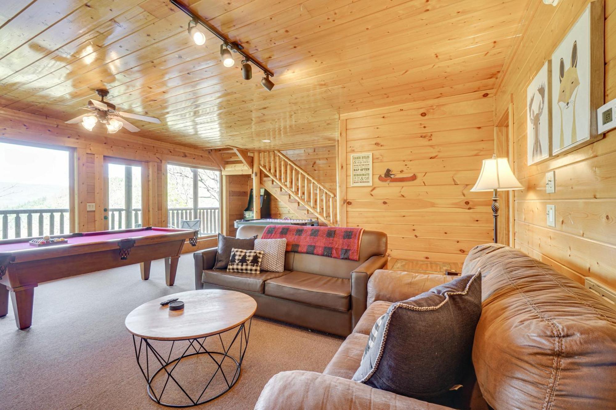 Mountain Dreams Cabin Hot Tub, Sauna And Views! Sevierville Esterno foto