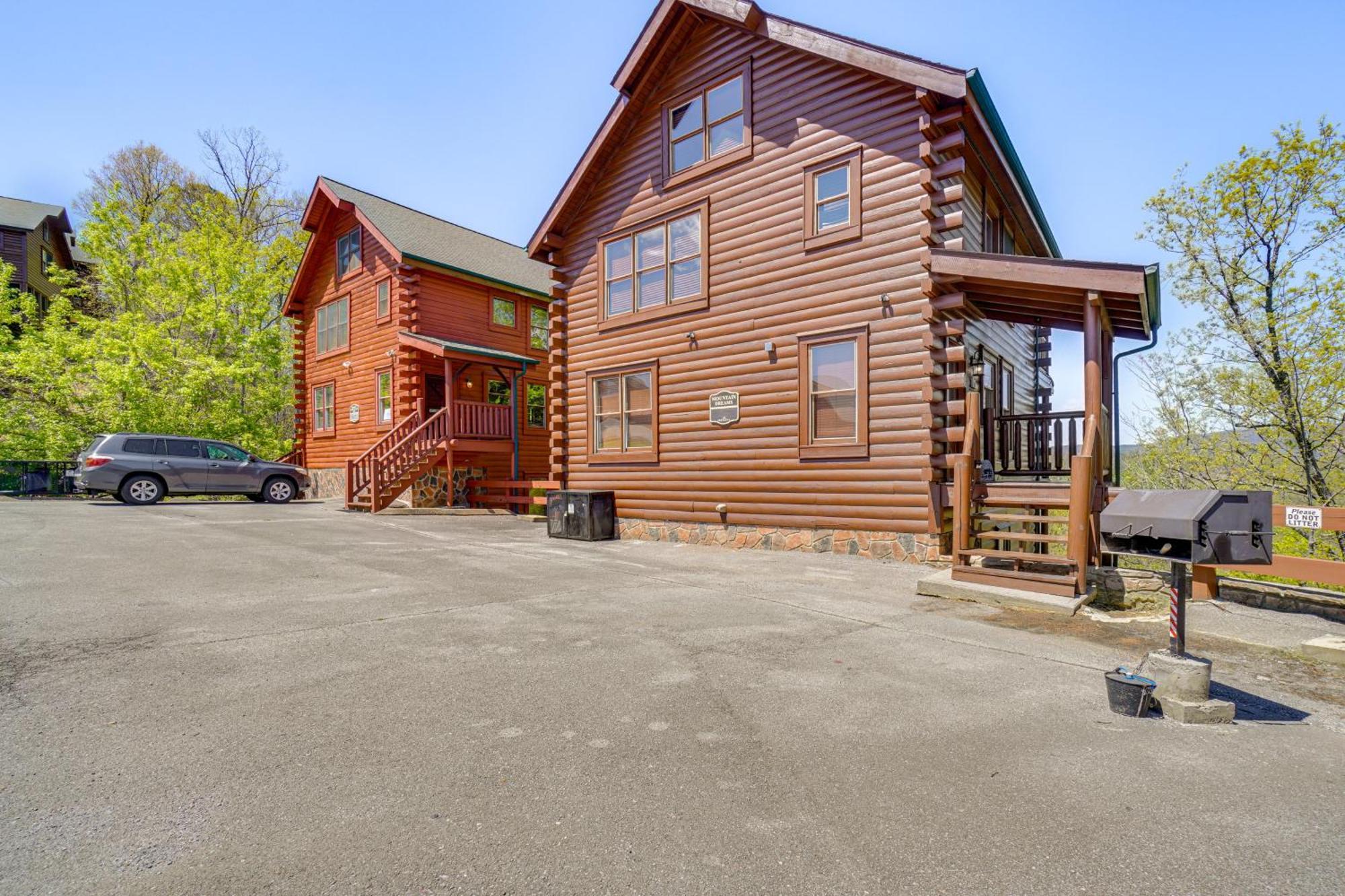 Mountain Dreams Cabin Hot Tub, Sauna And Views! Sevierville Esterno foto