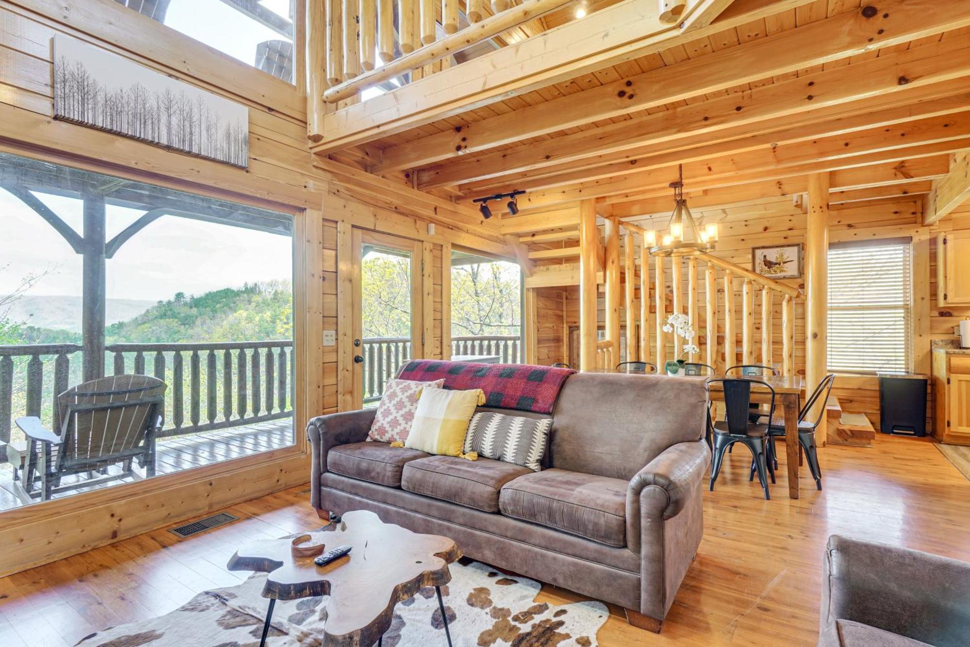 Mountain Dreams Cabin Hot Tub, Sauna And Views! Sevierville Esterno foto